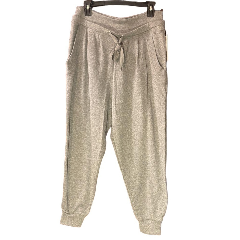 NWT 2(X)IST Heather Grey Cropped Light Weight Joggers Pants Size M